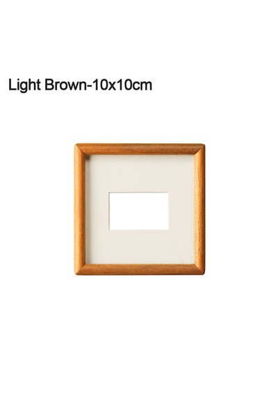 Choice4 B-10x10cm New 6/7/8 Inch Black Walnut Photo Frame Real Wooden Simple ...