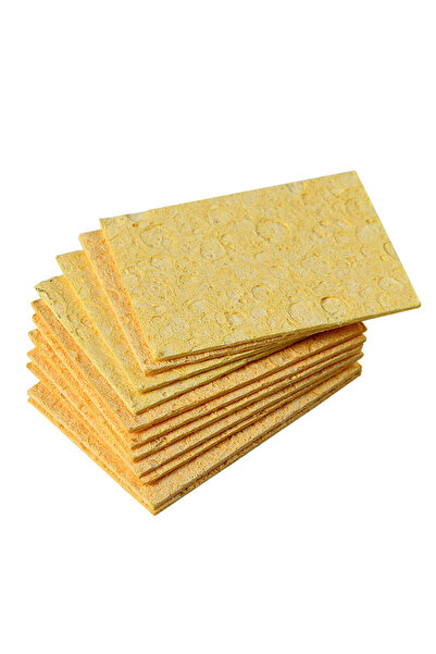 Choice 10Pcs 10Pcs Cleaning Sponge Cleaner Yellow High Temperature Enduring C...