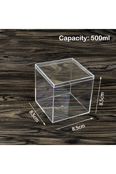 Choice3 A8 Transparent PS Plastic Specimen Candy Jewelry Manicure Crystal Mud...