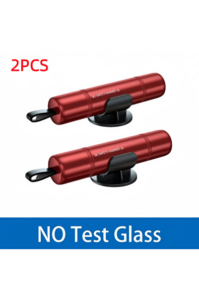 Choice1 Red NO glass 2Pcs Car Safety Hammer Emergency Window Breaker Seat Bel...