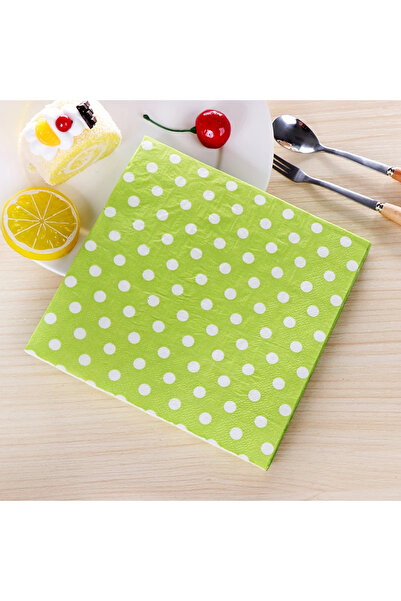 Choice4 light green 20pcs/Pac 33*33cm 2-Ply Custom Colourful Printed Napkins ...
