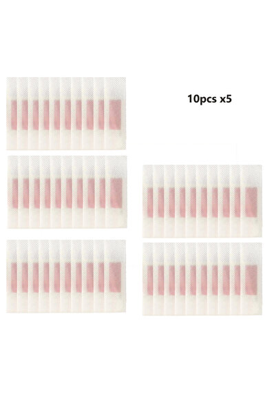 Choice 50PCS -pink 10/50pcs Facial Wax Strips Painless Hair Removal Wax Strip...