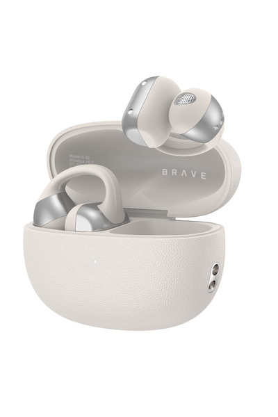 Brave ClipFit Pro Open-Ear Wireless Earbuds E-32BK | Bluetooth V6.0 Clip-On E...
