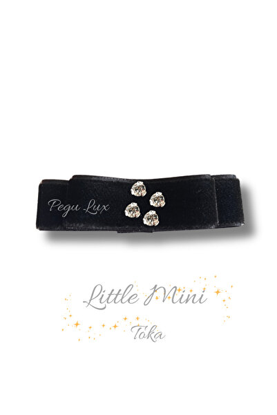 pegu baby collection Cataramă din catifea Littie Mini Lux cu pietre, 1 bucată...