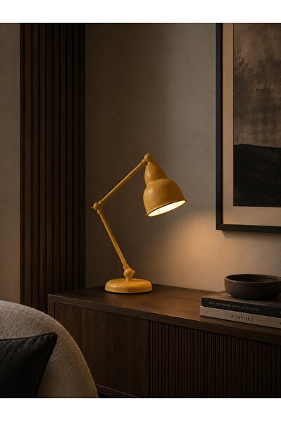 avizade Raven Vintage Electric Metal Table Lamp – Modern Decorative Industria...