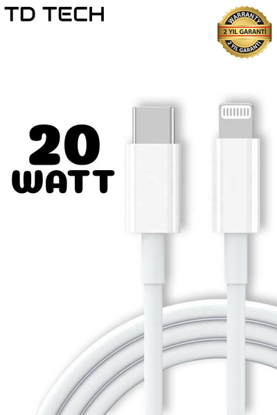 SURTECH Iphone 11, 12, 13, 14 Uyumlu Type-C to Lightning Hızlı Şarj Kablosu (...