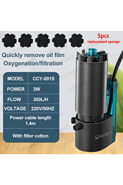 Choice3 EU Plug 3w 220V full 3w Fish Tank Electric Oil Removal Film Water Sur...