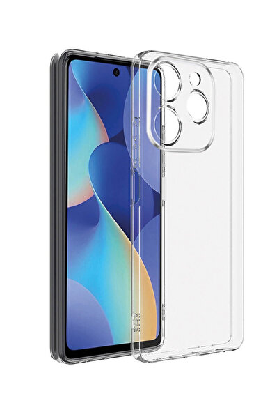 General Mobile ERA 50 (G318) Uyumlu Kılıf Şeffaf Silikon Kamera Koruma Çıkınt...