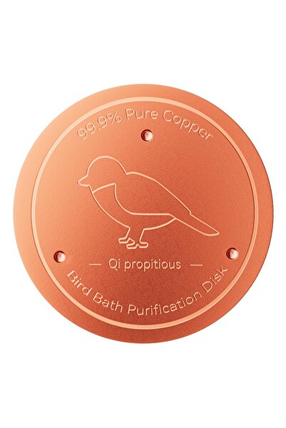 Choice3 Dark Brown Triple-Point Support Mellbree Bird Bath Copper Disk 99.99%...