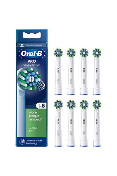 Oral-B Pro Cross Action electric toothbrush refills, 8pcs