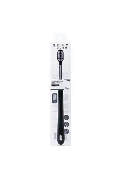 Choice Black Plush Toothbrush Super Fine Wave Soft Hair 8-Hole Massage Gum Se...