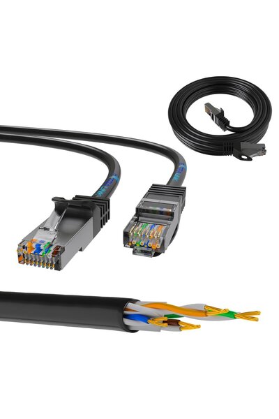 Extralink Cat.5e FTP 0,5m |   Cablu patch LAN |   Pereche torsadată de cupru