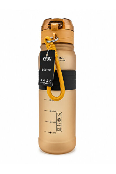 Eyun Portable Sports Water Bottle with Wrist Strap – Leakproof Reusable BPA-F...
