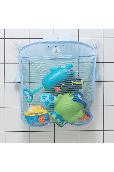 choice2 Blue Baby Bathroom Mesh Bag For Bath Toys Bag Kids Basket Net Childre...