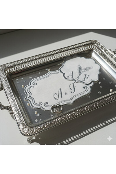 Candy Design Söz tepsi örtüsü ve sunum peçetesi