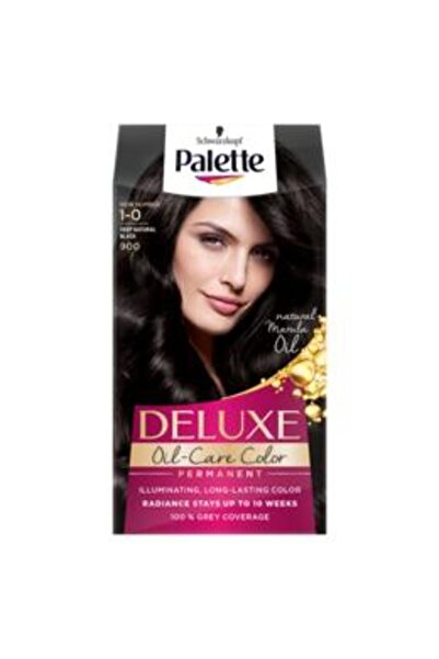 Palette Permanent Hair Dye - Schwarzkopf Deluxe Oil-Care Color Permanent, sha...