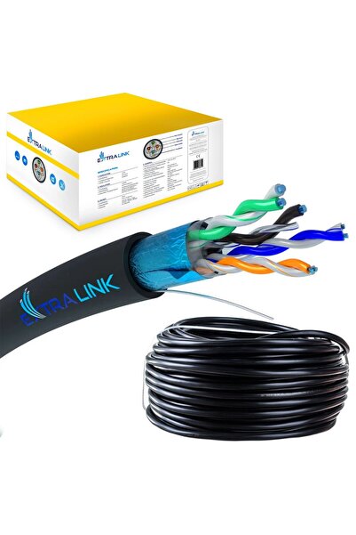 OEM Extralink CAT5E FTP (F/UTP) de exterior cu gel |   Pereche torsadată |   ...