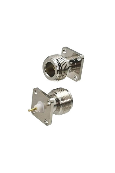 Choice 1pcs N Female Jack 4-Holes Flange PTFE Connector Solder Panel Mount RF...