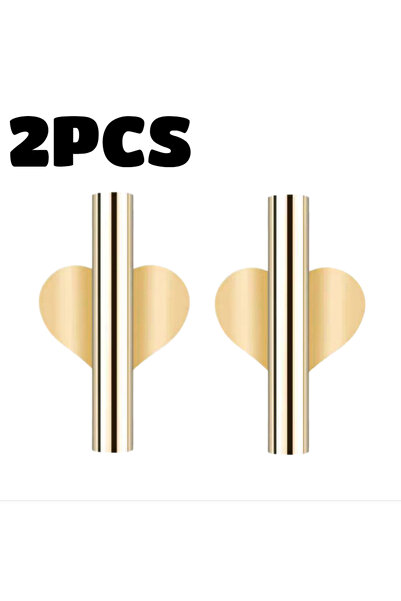 Choice3 2PCS Heart Golden 1/2pcs Creative Wall-mounted Flower Vase Rose Golde...