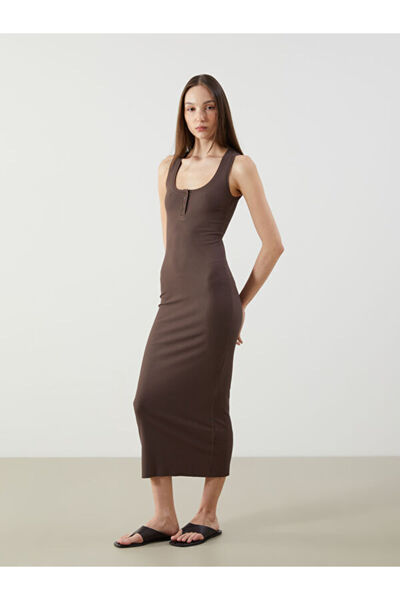 LC Waikiki I U Roba Yaka Textured Bodycon Dress from Freezen Store
