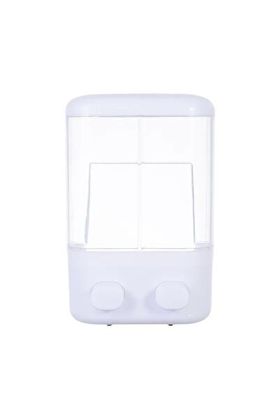 Choice1 Double 500/1000ML Wall-mounted Hand Soap Dispenser Manual Press Suita...