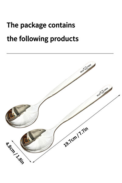 Choice5 WORTHBUY L 2PCS WORTHBUY 316 Stainless Steel Spoons For Children Home...