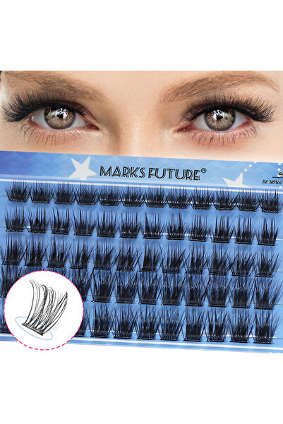 Choice MIX Self-Adhesive False Eyelashes 8-16mm Mixed, 60 Pieces Fluffy D Cur...