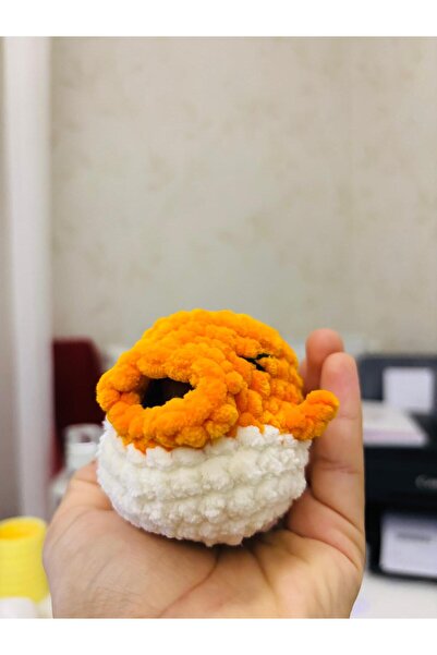CESTOPİENO Plush Fish Keychain Orange Color
