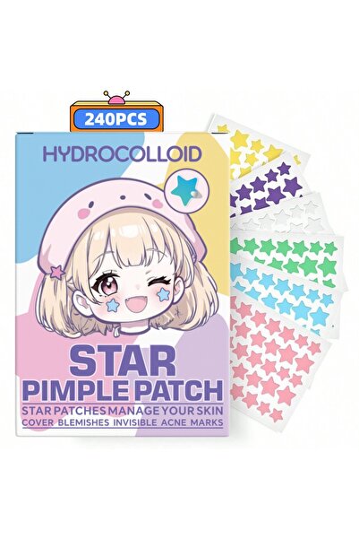 Choice 240pcs MULTI 240pcsStar-shaped multi-color concealer sticker, star-sha...