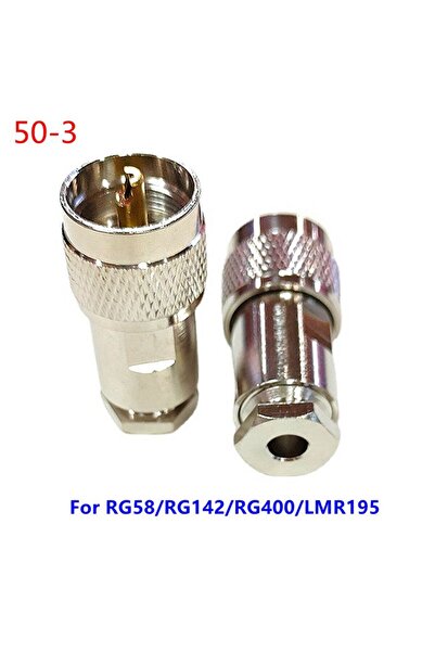 Choice3 قطعة واحدة 50-3 قابس ذكر UHF PL259 SL16 بمشبك LMR400 9D-FB 5D-FB RG21...