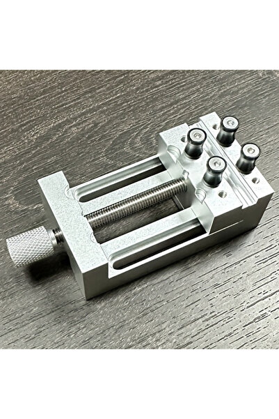 Choice silvery 1Pc Mini Drill Press Vise with Soft Jaws, 0-47mm Clamping Rang...