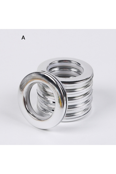 Choice3 20Pcs Silver 20Pcs Curtain Grommets Curtain Buckle Rings Round Curtai...