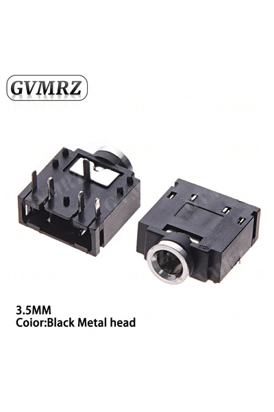 Choice1 Black 10PCS PJ-307 PJ307 3.5mm Stereo Jack Socket Audio Jack Connecto...