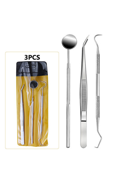 Choice PVC3PCS Dental Tool Set for Removing Dental Dirt Professional Teeth Cl...