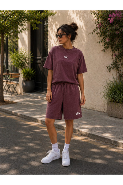 ZAVIXO Women's Shorts Set 100% Cotton Comfortable and Stylish Casual Combination