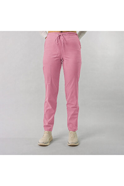 Masstex Ivy Women's Straight Medical Trousers with Drawstring and Zippered Po...
