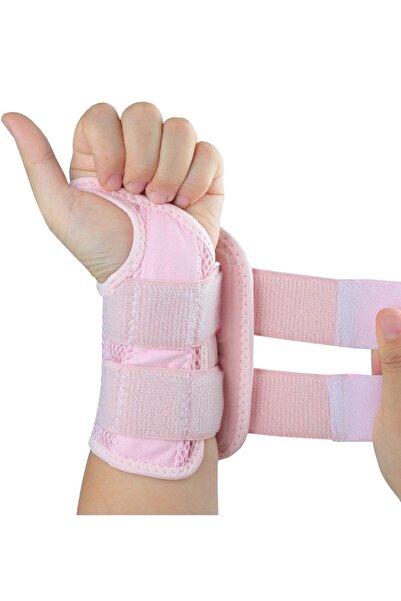 choice2 Pink-Left Carpal Tunnel Syndrome Wrist Brace - Adjustable Nighttime S...