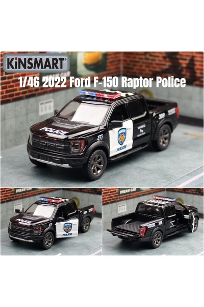 choice2 سيارة فورد F150 بوليس كينسمارت المعدنية للأطفال الأولاد 1:36 فورد موس...