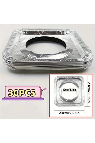 Choice 30Pcs 30Pcs Disposable Aluminum Gas Stove Burner Covers Heat Resistant...