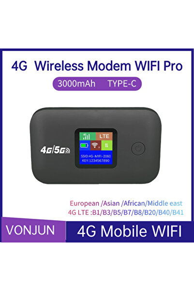 choice2 ALLOET Dark Grey European A8 Portable Wireless 4G Modem EU/Asian Vers...
