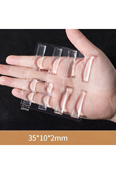 Choice S 35X10X2mm Self Adhesive Buffer Pads Refrigerator Anti-collision Stri...