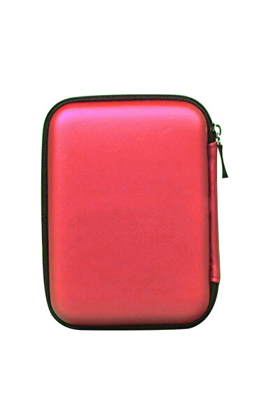 Choice1 1Bag Red Bluetooth & Data Cable Organizer Case · EVA Zippered Storage...