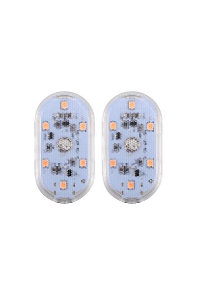 choice2 2pcs Universal Vehicles Multicolor Atmosphere Lamp Car Touch Control ...