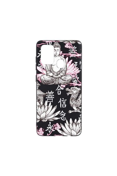 bestcase Husa Silicon, Compatibila cu Xiaomi Poco C40 / Redmi 10C, Buddha, re...
