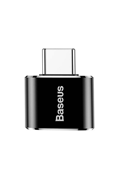 Baseus OTG USB-C to USB-A Female Μαύρο