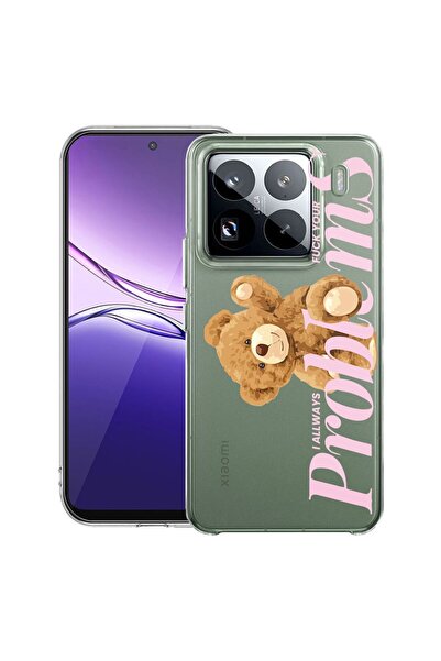 bestcase Διαφανής Λεπτή Θήκη Σιλικόνης Συμβατή με Xiaomi 15 Pro, Αρκουδάκι - ...