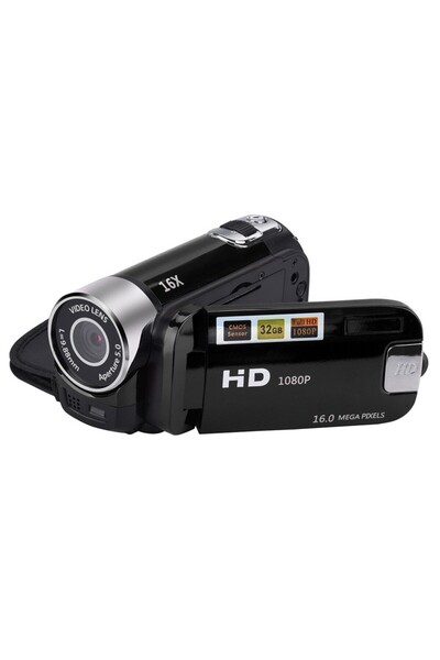 Choice with 32G Card Black New 48MP DV Camera 2.7in TFT Rotatable Screen 16x ...