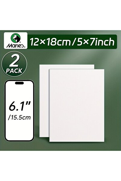 choice2 2pcs 5x7in 2/4/6pcs Canvas Board Bulk,Art Painting White Blank Canvas...