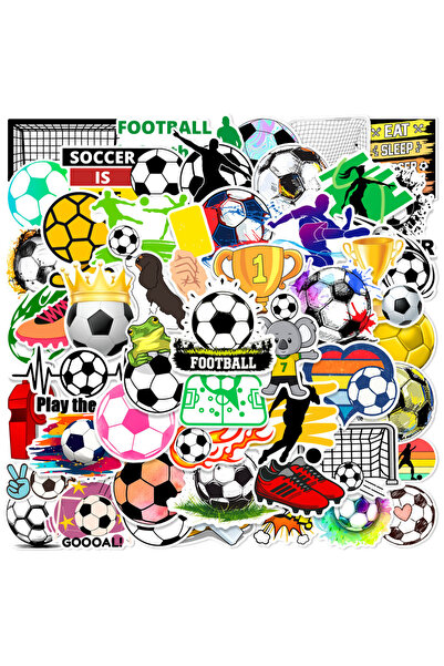Choice 50PCS 50/100PCS Football Sports Graffiti Stickers Waterproof Mobile Ph...