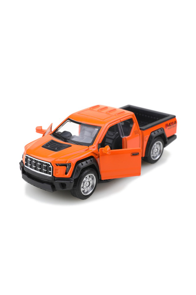 choice2 truck orange (Bagged) 1/36 scale replica F150 off-road pickup truck, ...